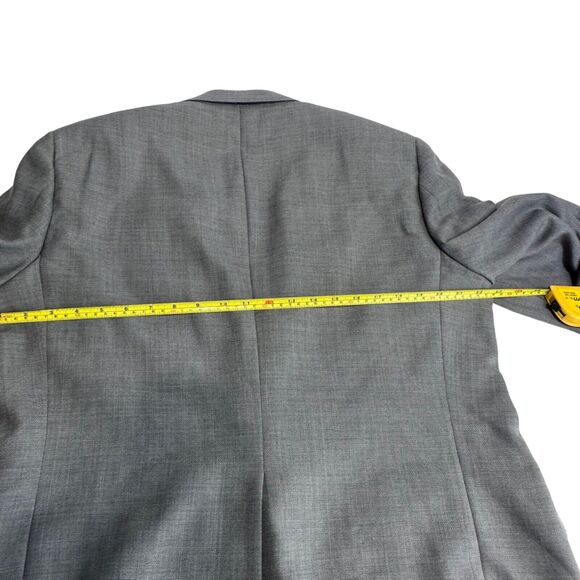 hart schaffner marx Blue Woven Blazer Mens Tailored Uchimura 1985 - Picture 11 of 13